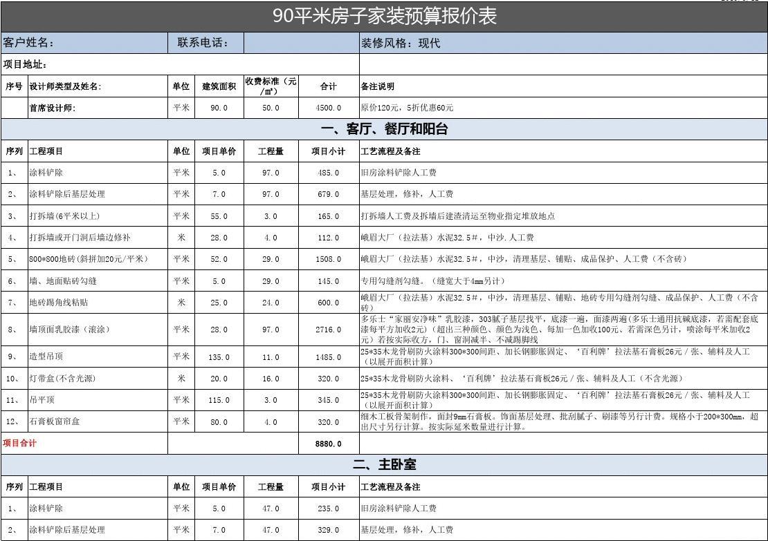 2023年土巴兔全包装修价格表_两房一厅小户型装修 土巴兔装修效果图_广州土巴兔装修网