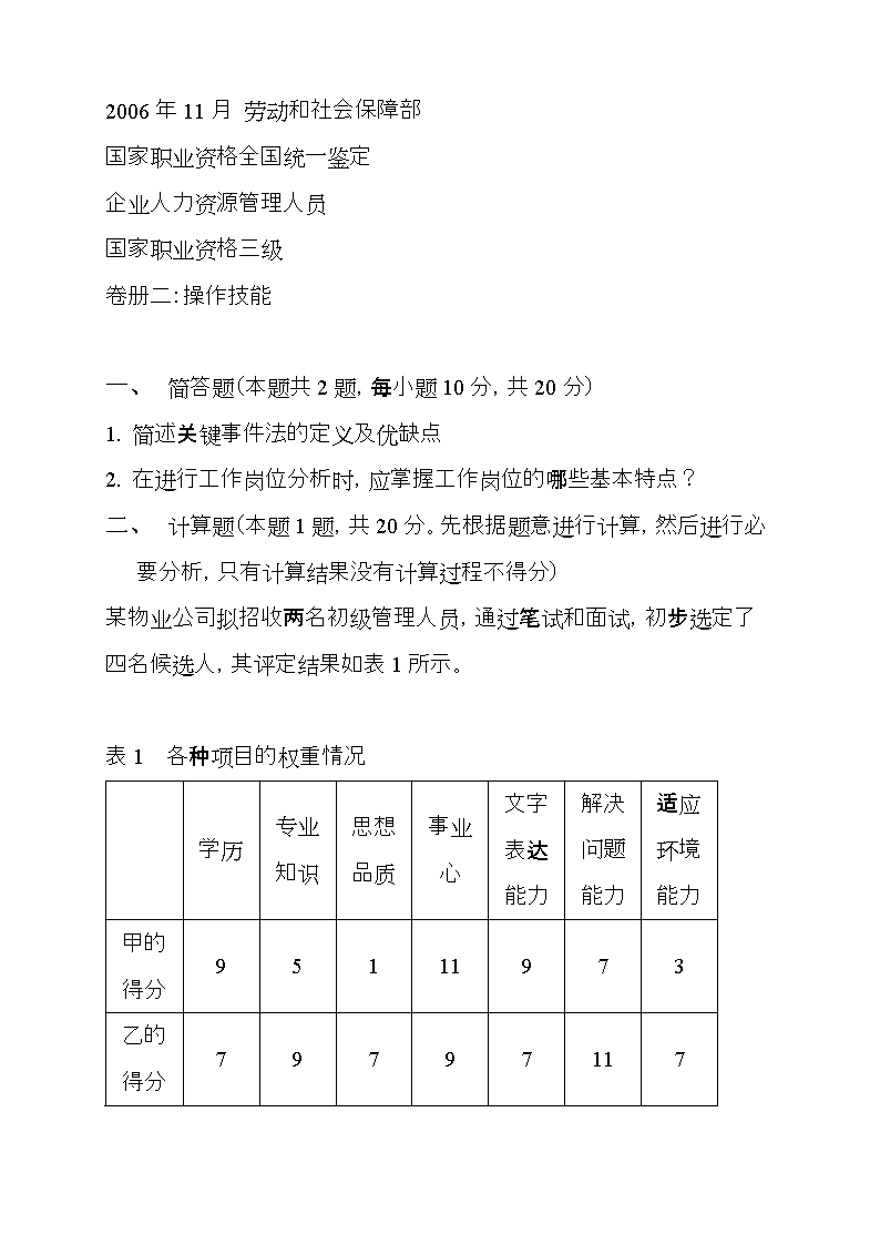 2024年人力资源管理师三级题库_人力资源三级题库app_人力资源管理师三级视频课