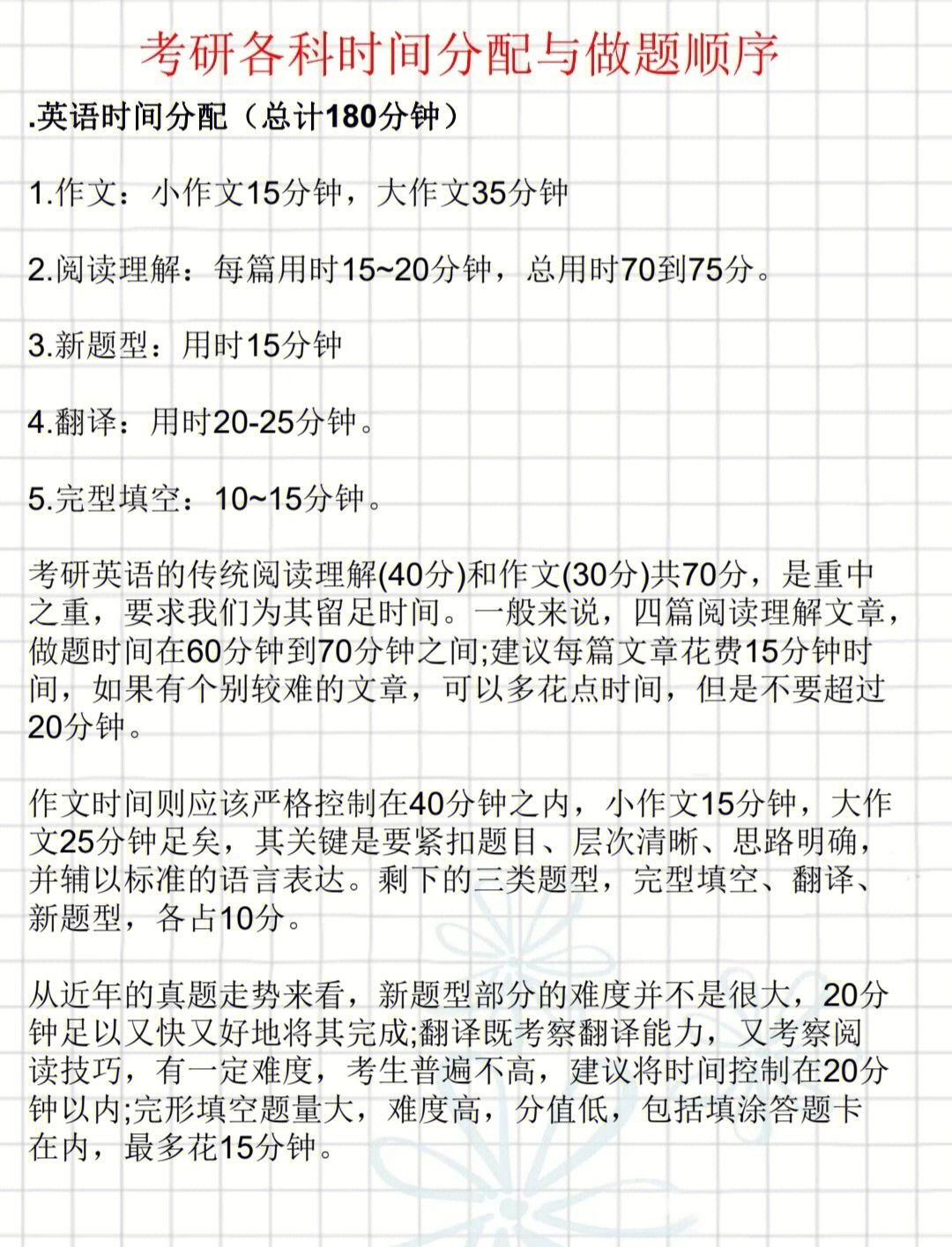 考研具体时间分配_考研时间分配_考研分配时间怎么算