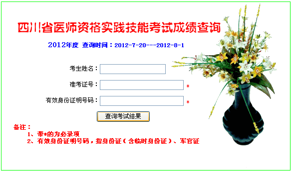 执业医师成绩查询日期_2024年执业医师成绩查询时间_医师执业考试成绩查询时间