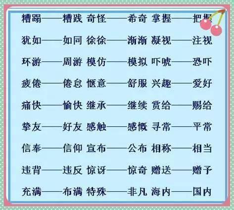 例外近义词是什么词_例外近义词是什么意思_例外的近义词