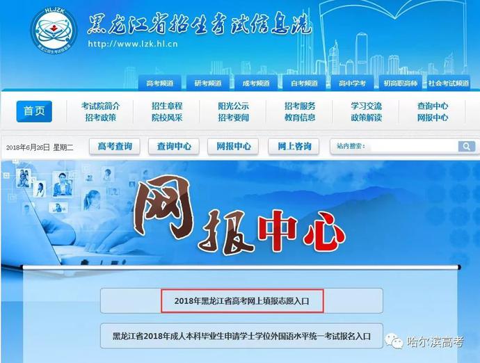 志愿填报系统网页_填报志愿系统网址_网上志愿填报系统