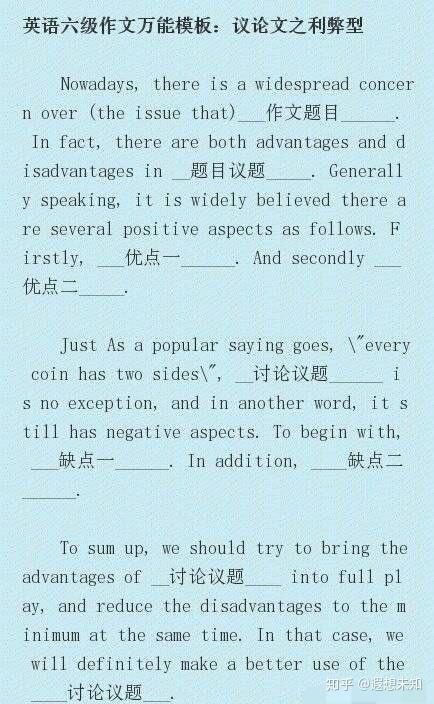 英语六级作文重要性模板_六级作文importance_