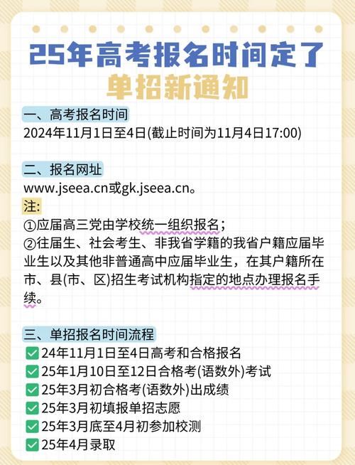 江苏省2025年高职院校提前招生申请入口_江苏省教育考试院官网_江苏省2025年高职院校提前招生时间