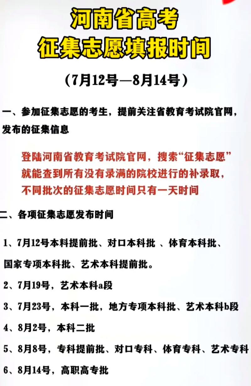 河南省本科提前批录取查询_河南高招录取征集志愿时间_河南招生办公室录取查询