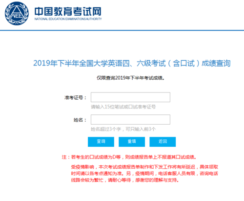 福建英语四级成绩查询入口_2020年9月福建英语四级成绩查询时间_六级成绩查询2020年9月