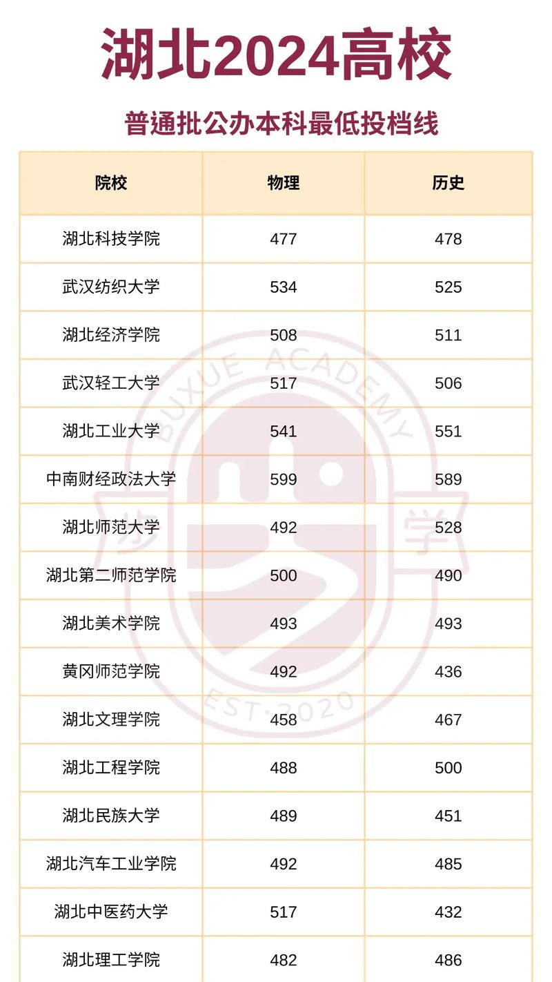 武汉市公办二本大学分数线_2024年武汉二本大学名单录取分数线（所有专业分数线一览表公布）_武汉商学院最低分数线