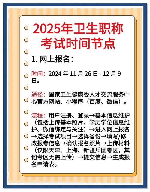 2025卫生资格考试报名流程_卫生专业技术资格考试网上报名系统_2025卫生专业技术资格考试安排