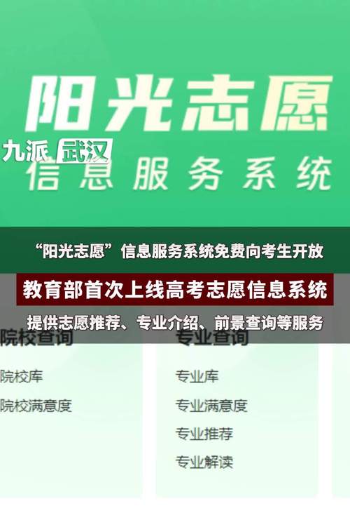 阳光志愿系统升级_高考填报志愿综合参考系统_高考志愿填报服务