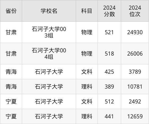 2024年石河子大学科技学院录取分数线（所有专业分数线一览表公布）_2021年新疆石河子职业技术学院陕西分数线_新疆石河子职业技术学院陕西录取分数线