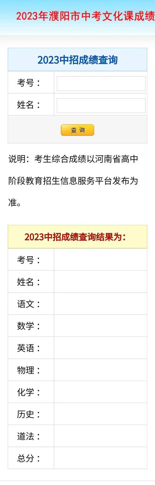 河南省中招考试成绩查询_2022年南阳中考成绩公布时间_南阳市中考成绩查询时间