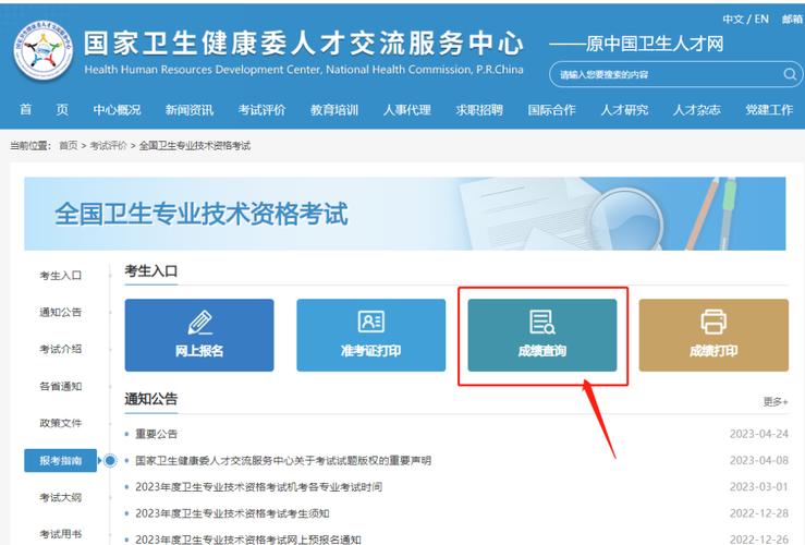 医师资格考试成绩查询入口_中国卫生人才网成绩查询方法_中国人才卫生网查成绩
